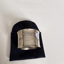 Silver Plate Commemorative Napkin Ring/Clip HRH Prince Henry 1984