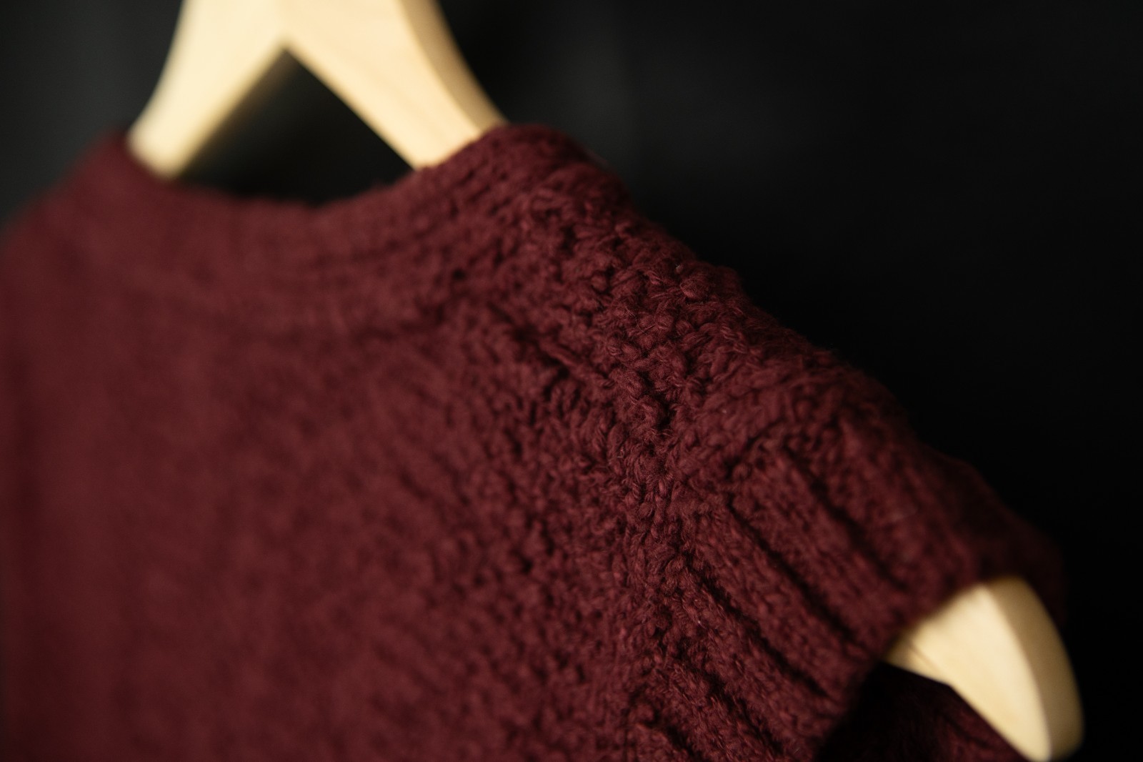 FatFace Burgundy Knitted Vest 100percent Cotton Textured Crop Waistcoat Size M Women's image 10