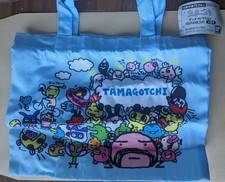 Tamagotchi Goods Collection Tote Bag Bandai Gacha Gashapon Approx. 24.5Cm 19.5Cm