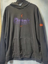 Phoenix Mercury Hoodie Sweatshirt Mens XL Black WNBA Basketball Nike Dri Fit