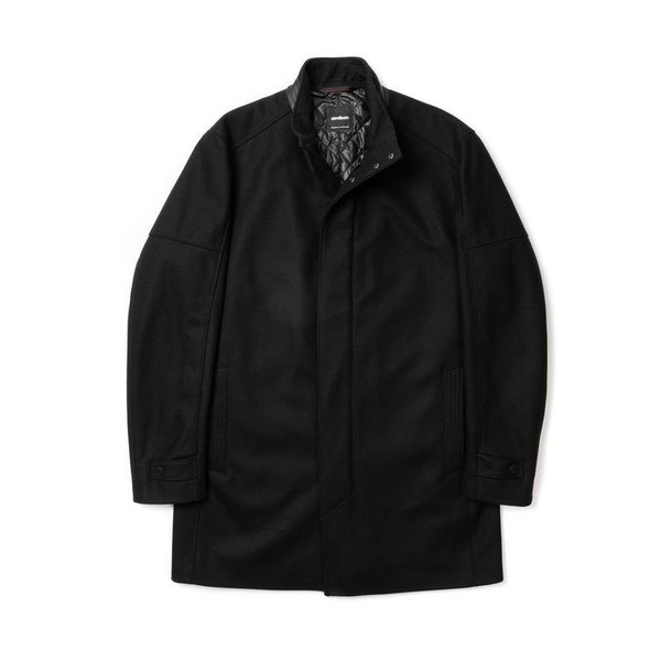 Men Strellson Coat Black Wool 44 / XXL / 52