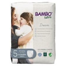 Bambo Nature Dream Toddler Toddler Training Pants Size 5 27 to 40 lbs. 200 Ct