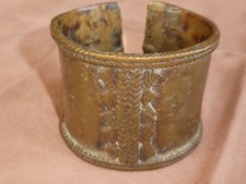 Bracelet d'esclave Mali/Benin Afrique Bronze 390 gr objet ancien collection