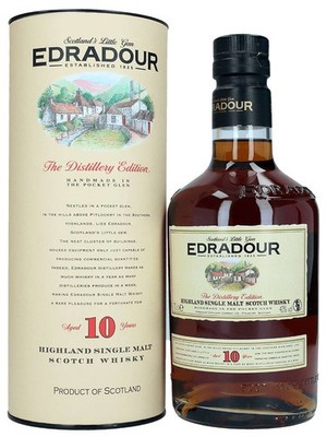 Edradour 10 Jahre - Highland Single Malt Scotch Whisky (83,84 EUR/l)