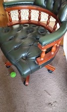 captains chair swivel green great condition been looked afteri0