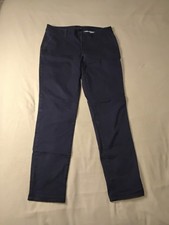 Tommy Hilfiger Women's Pants Hampton Navy Blue Sz 6 Chino Slim Stretch.