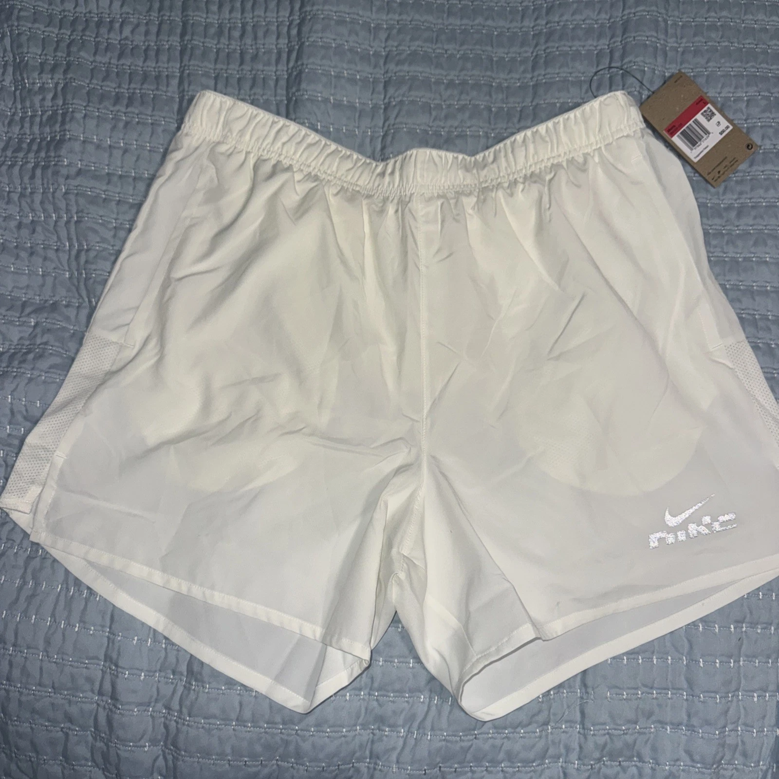 Nike Challenger Flash Dri-fit Running Shorts 5" White Men's Size L IB4129-133