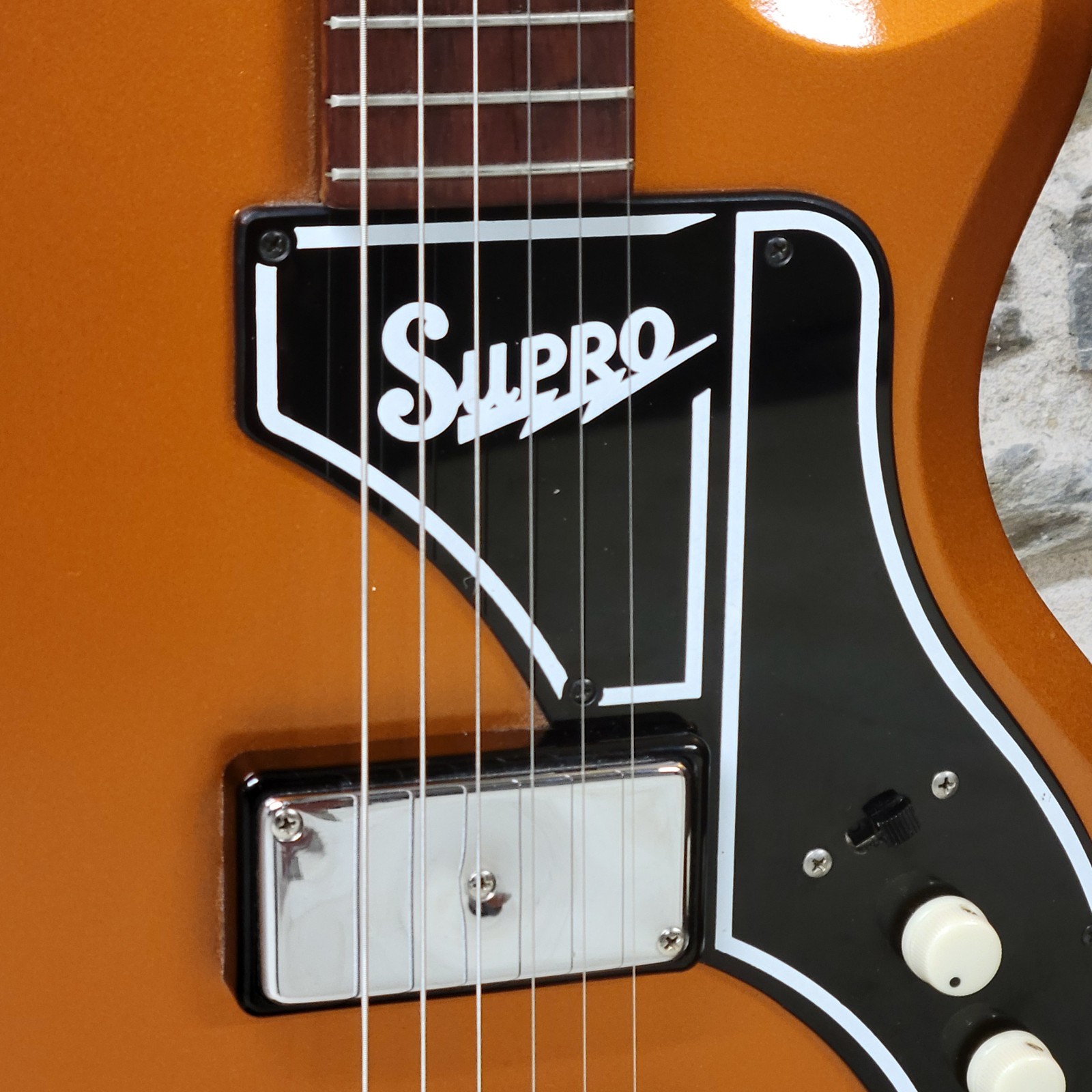 1961 Supro Ozark Fire Bronze - New Old Stock