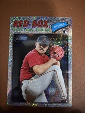 2026 Topps Heritage PAYTON TOLLE Silver Sparkle Chrome RC #386 Boston Red Sox 🔥