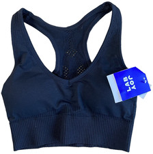 JoyLab S Small Seamless Racerback Sports Bra Black Flexible Active Women Joy Lab