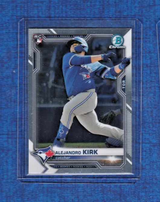 2021 Bowman Chrome Baseball Rookie Card RC # 49 Alejandro Kirk