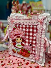 Luxury Handmade Junk Journal –Custom Strawberry Shortcake Inspired | Art Journal