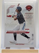 2025 Panini Prospect Edition Kayson Cunningham #45 Red /299