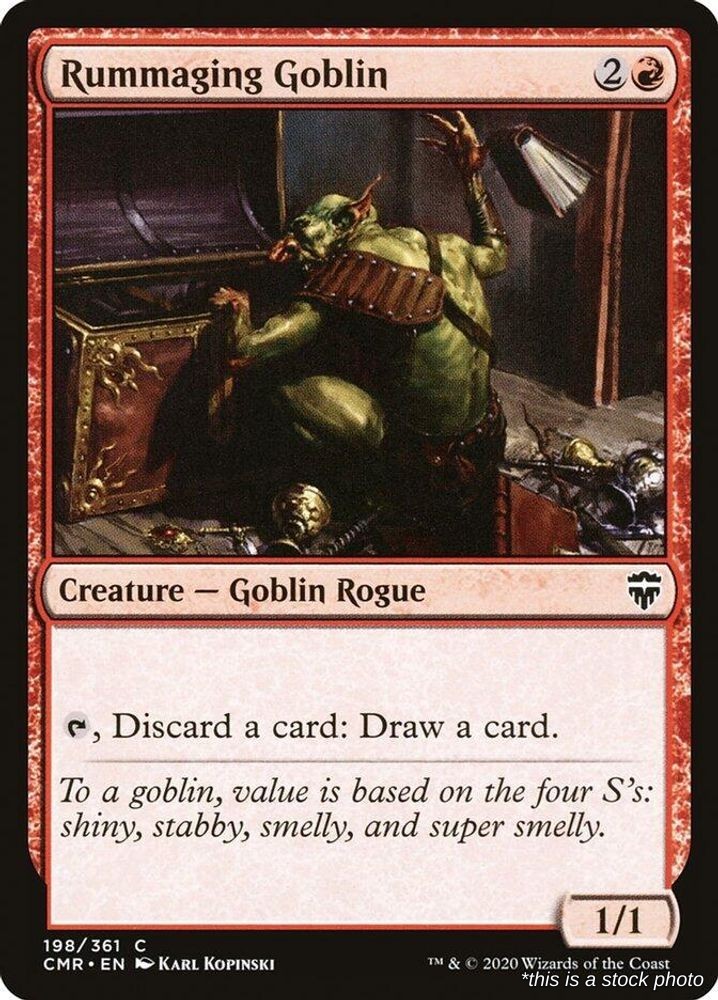 Rummaging Goblin (CMR 198), Normal, Commander Legends, MTG