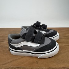 New NIB Little Kids Vans Brooklyn Ls V Asphalt Skateboarding Sneakers Shoes 5 C