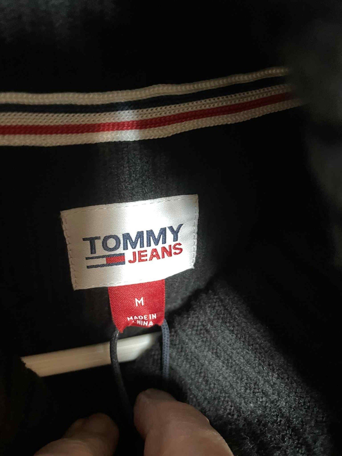 Tommy Hilfiger Women’s Sweater Dress Medium Black Metallic Cable Knit Turtleneck thumbnail 9