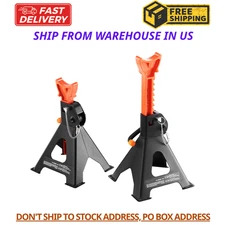 Jack Stand, 3 Ton (6,000 lbs) Load Bearing Car Support Props with Dual Locking.