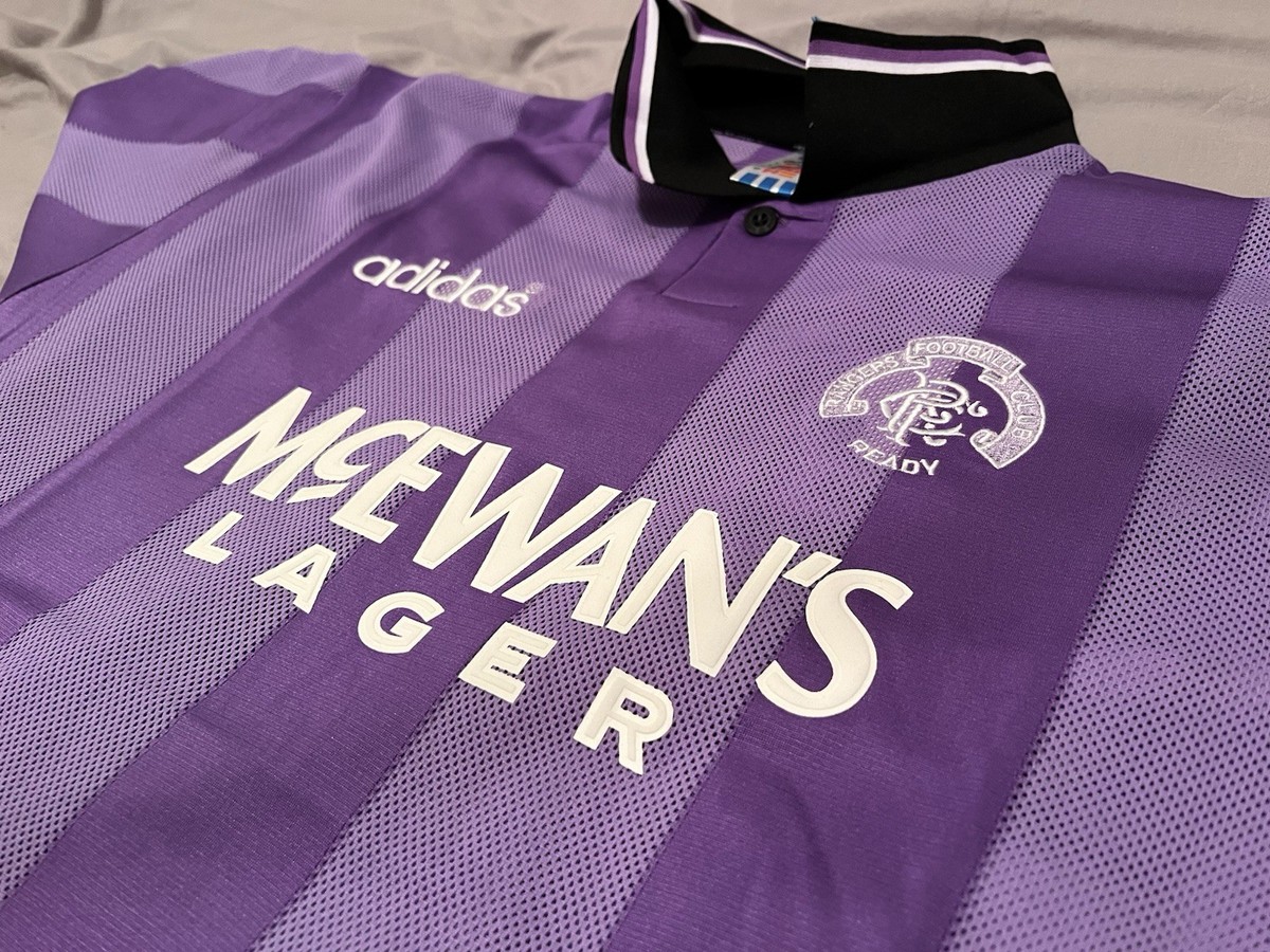 Retro Rangers 🟣1994/1995 Football Shirt Size XL Extra Large