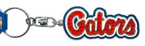 Florida Gators Logo Keychain-Enameled & Metal Key Ring by Game Day-New - Picture 1 of 2