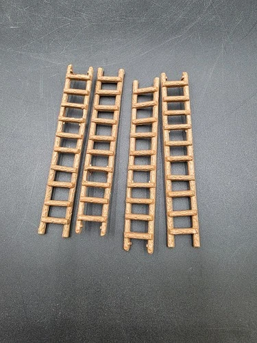 Vintage Lot of 4 1950s MARX Fort Apache Playset Ladders