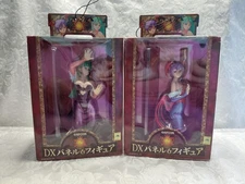 Anime Darkstalkers Vampire Saviors Morrigan & Lilith Bookend PVC Figures SET DX