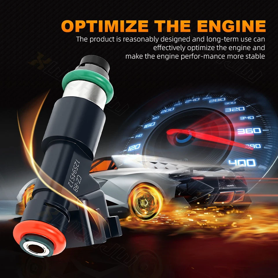 8x Inyectores de combustible de actualización para Chevrolet Tahoe 2007-2009 5,3 L 6,0 L 4,8 L 6,2 L V8 Foto 3 de 4