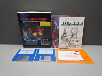 U.S.S. JOHN YOUNG A NAVAL WARSHIP SIMULATION ATARI ST OVP BOXED SELTEN RAR