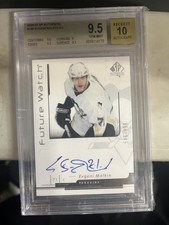 2006-07 SP Authentic Evgeni Malkin #196 546/999 Rookie BGS 9.5 Auto 10