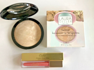 Laura Geller Supersize Balance-N-Brighten Foundation Porzellan & Lipgloss