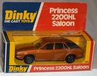 Vintage Dinky No. 123 Princess 2200HL Saloon Car Bronze / Brown in Box - Diecast