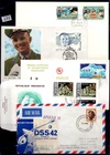 3 /// RWANDA, AUSTRALIA, TAAF, AITUTAKI 1969 - 5 FDC - SPACE