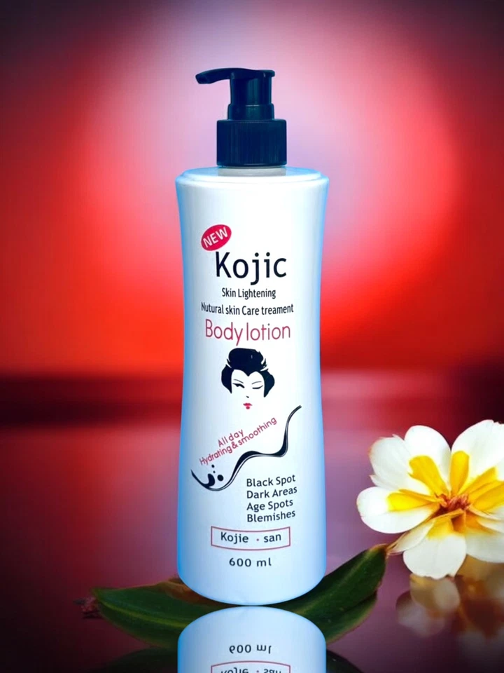 KOJIC SKIN Loción Aclaradora Kojie San 600 ml Manchas Oscuras Manchas Stock en EE. UU. Foto 3 de 4