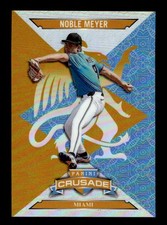 2025 Panini Crusade #75 Noble Meyer Crusade Gold #/10