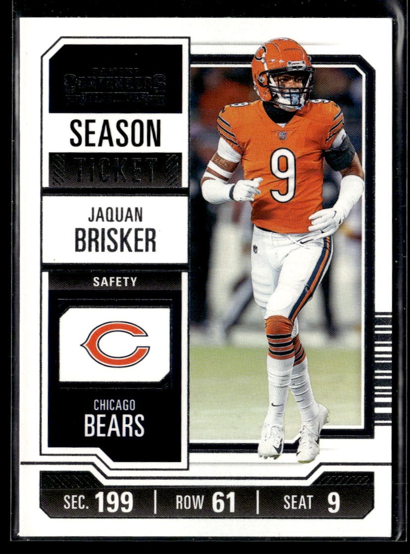 Jaquan Brisker 2023 Panini Contenders #19 Season Ticket Retail