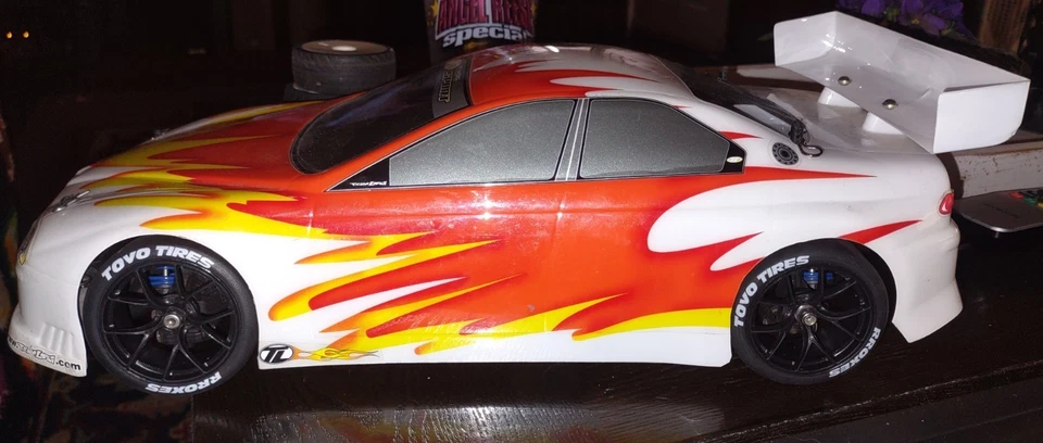 1/10 RC Car 4PCS 12mm hex Wheels Tires Set For HPI Rs4 Tamiya TT01E TT02 Traxxas - Image 2 of 4