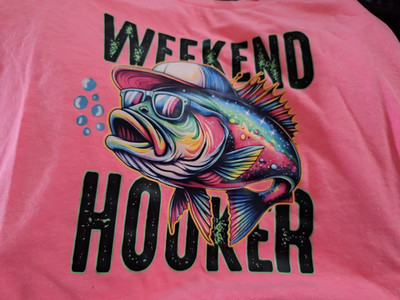 new mens tshirt size xl hot pink weekend hooker
