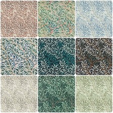 WILLIAM MORRIS WILLOW BOUGH Cotton Furnishing Fabric 5 NEW COLOURS