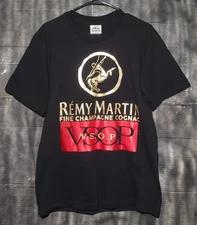 Vintage Gold Remy Martin Liquor Cognac Champagne Black Promo TShirt  Mens size M
