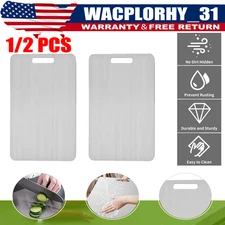 Stainless Steel Thick Cutting Board for Home Kitchen Cooking Easy to Clean A+