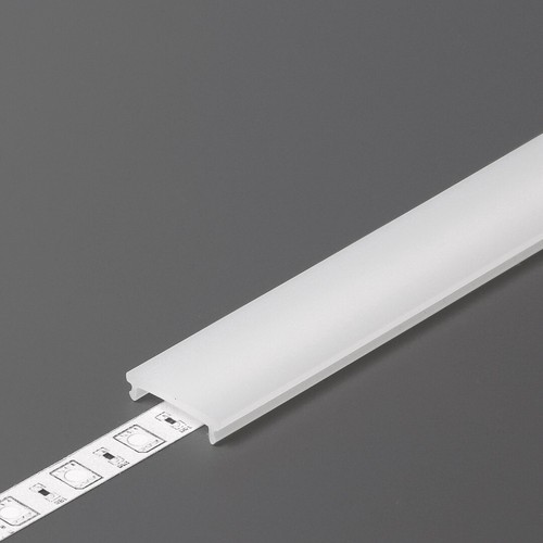 1m surface TL2 23mmx25mm LED profile extrusion channel silver anodized, diffuser - Picture 3 of 6