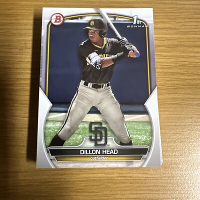 2023 Bowman Draft Paper Dillon Head Padres 5 Card Lot 1st #BD-7