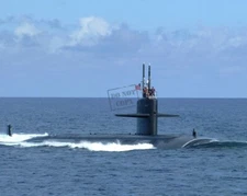 US Navy USN  fast attack submarine USS Salt Lake City (SSN 716) N4 8X12 PHOTO