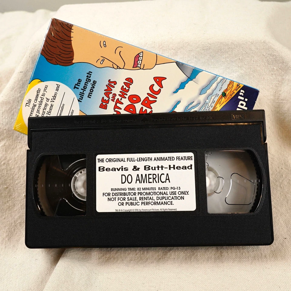 Beavis and Butthead Do America VHS Promo Screener Timecode Demo Copy Mike Judge - Image 3 of 4