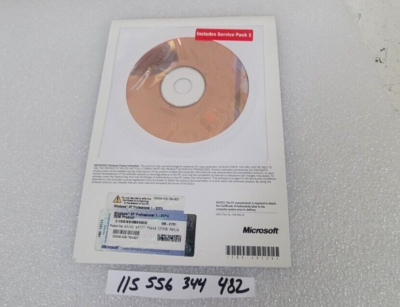 MICROSOFT WINDOWS XP PROFESSIONAL 1-2CPU FULL OPERATING SYSTEM KEY