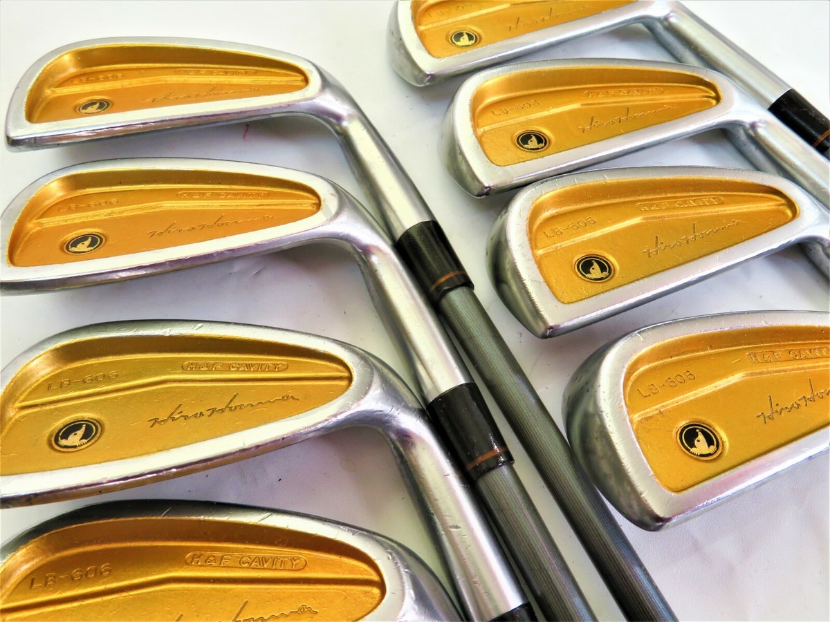 HONMA LB-606 H&F Gold Back Face 2star 8pc R-flex IRONS SET