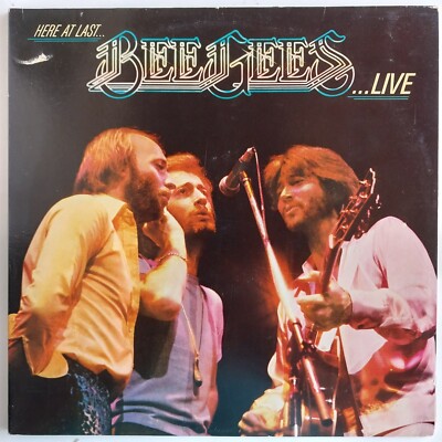 Bee Gees ~ HERE AT LAST...BEE GEES...LIVE ~ 1977 2xLP Live Compilation Album EX