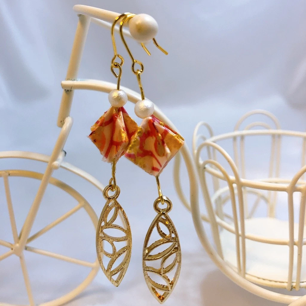 Japanese Paper Earrings