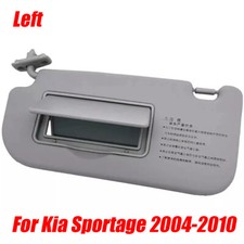 For 04-10 Kia Sportage Auto Grey Front Left Side Sun Visor Makeup Mirror For 04-10 Kia Sportage Auto Grey Front Left Side Sun Visor Makeup Mirror