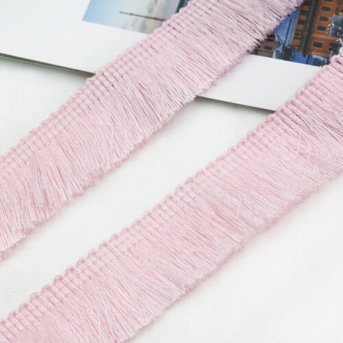 5M Fringed Trims Tassel Ribbon Edging for Sewing Curtain DIY Upholstery Decors - Picture 6 of 24