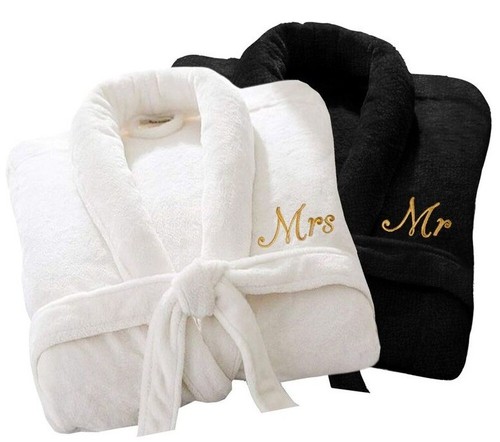 personalised towel robe